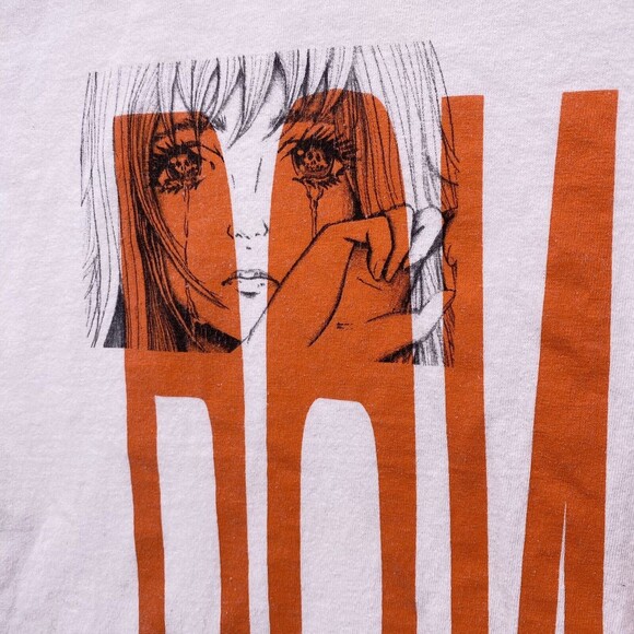 10 DEEP Power Mens T-SHIRT Size Large 2019 White Orange Graphic Tee - Picture 5 of 7